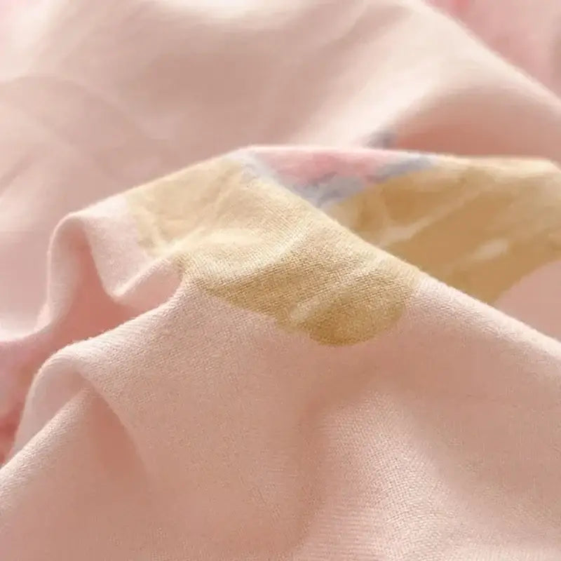 Pink Lace Cotton Comforter