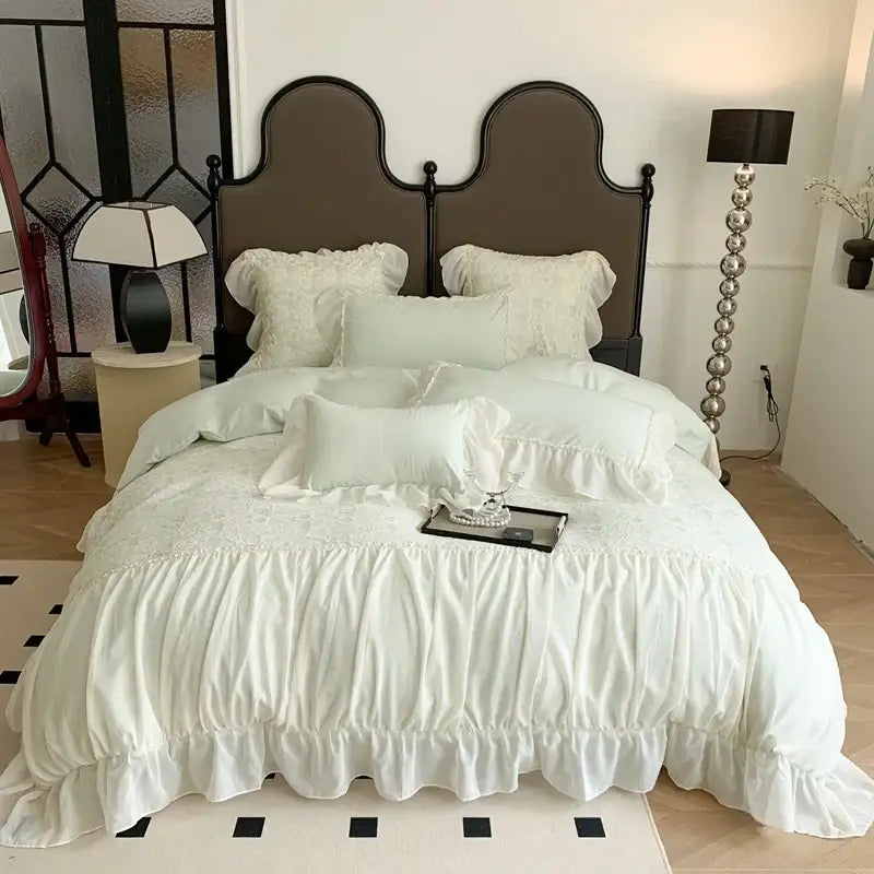 Pink Princess Lace Bedding