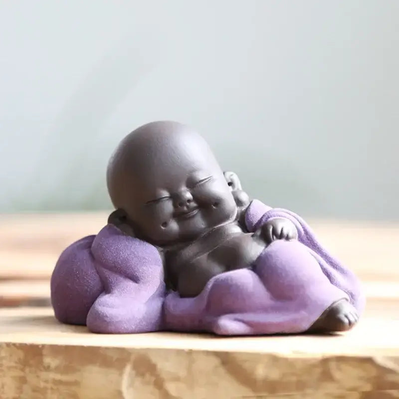 Ceramic Buddha Tea Sculpture