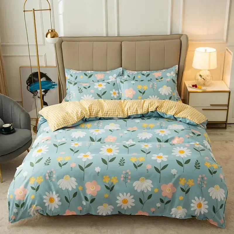 Pink Heart Satin Bedding