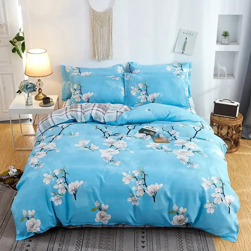 Pink Heart Satin Bedding