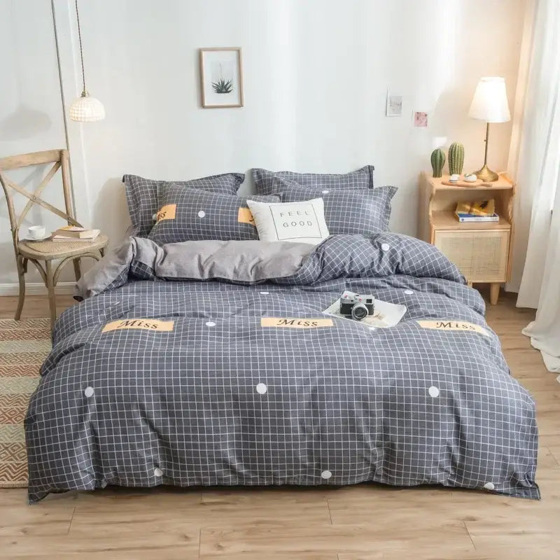 Pink Heart Satin Bedding