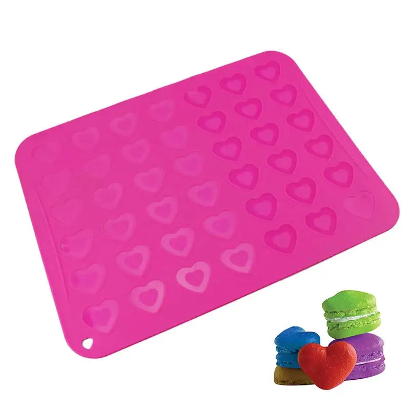 Pink Heart Silicone Baking Mat