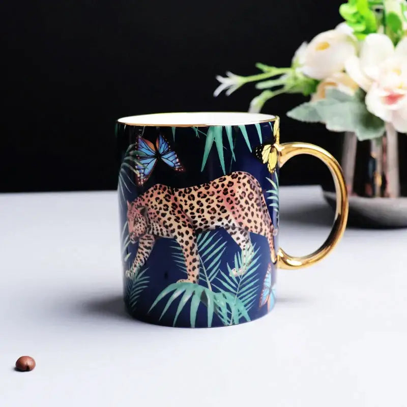 Pink Bone China Teacup Set