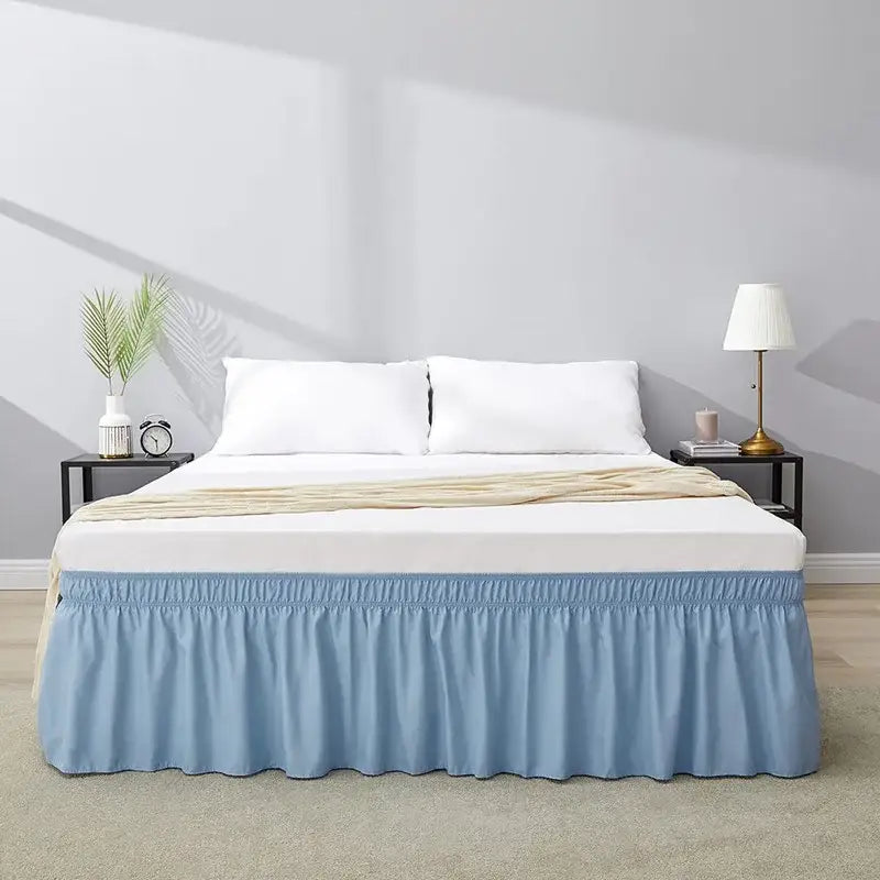 Pink Ruffled Bed Skirt