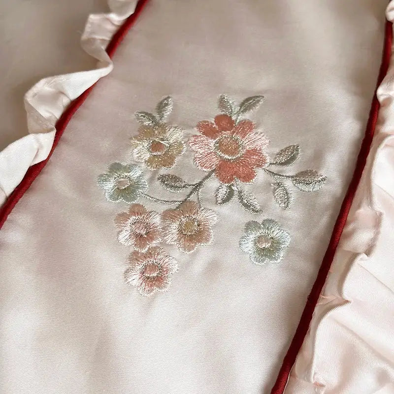 Pink Cotton Embroidery Set