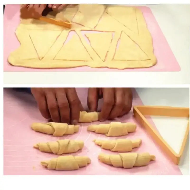 Pink Silicone Croissant Maker