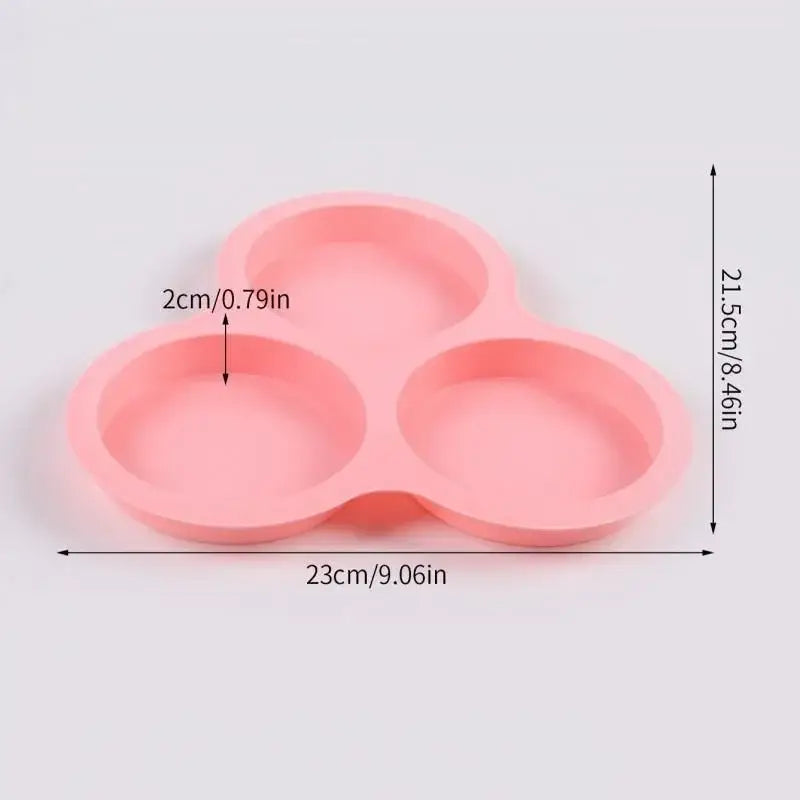 Pink Silicone Egg Mold