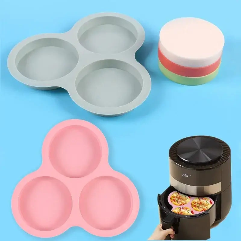 Pink Silicone Egg Mold