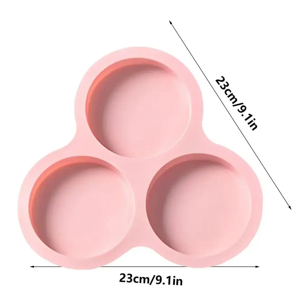 Pink Silicone Egg Mold