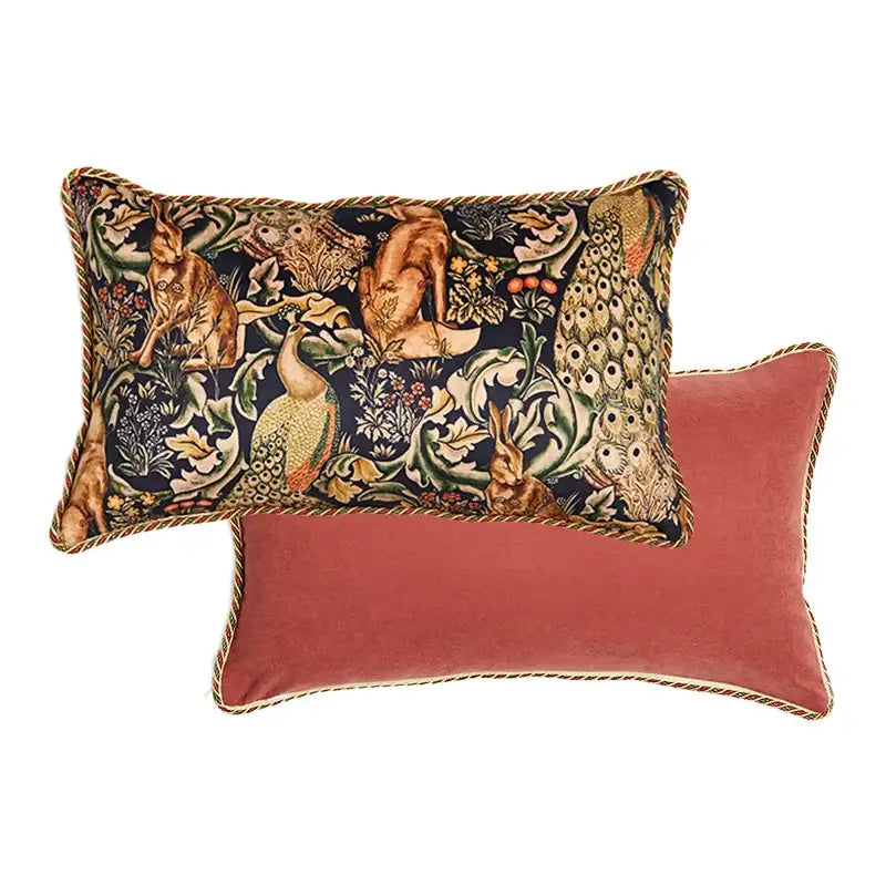 Pink Velvet Cushion Cover