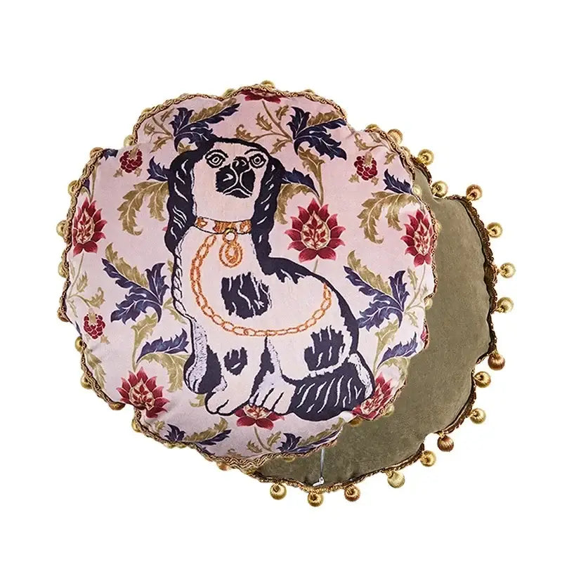 Pink Velvet Cushion Cover