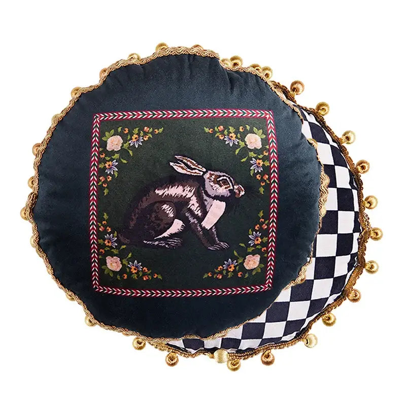 Pink Velvet Cushion Cover