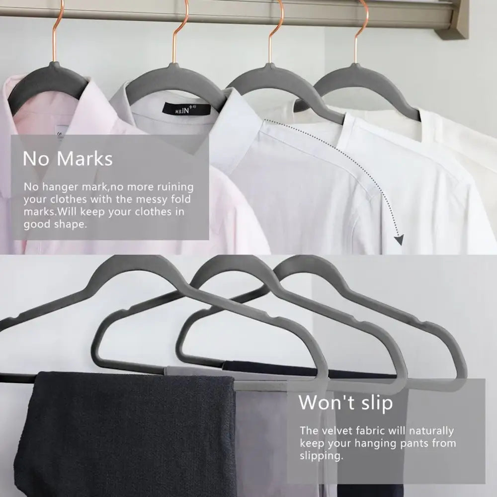 Pink Velvet Trousers Hanger