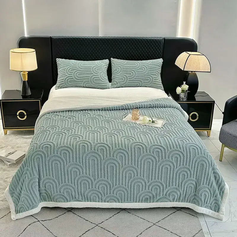 Flannel Arch Plush Blanket