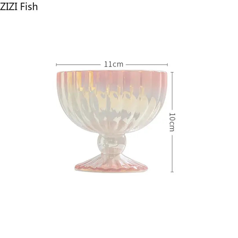 Gradient Gloss Ceramic Bowl
