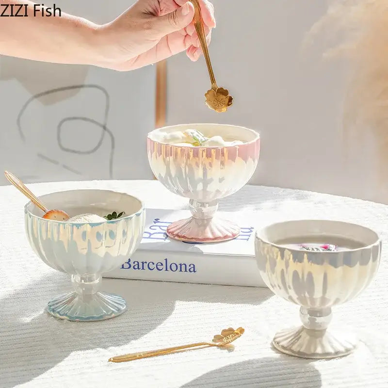 Gradient Gloss Ceramic Bowl