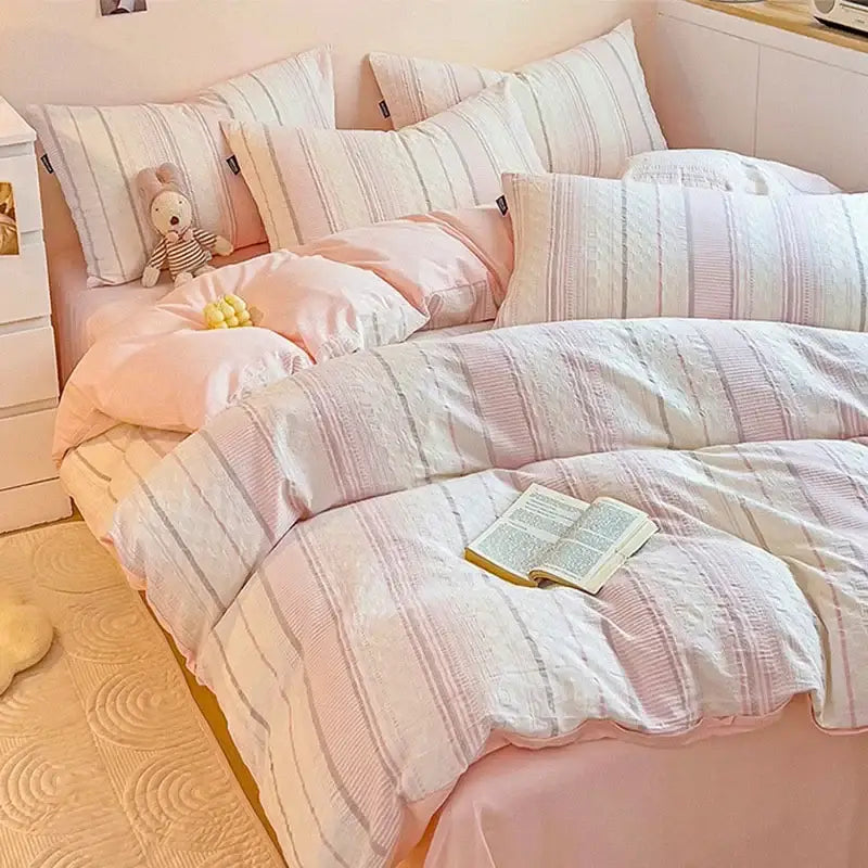 Striped Jacquard Cotton Bedding