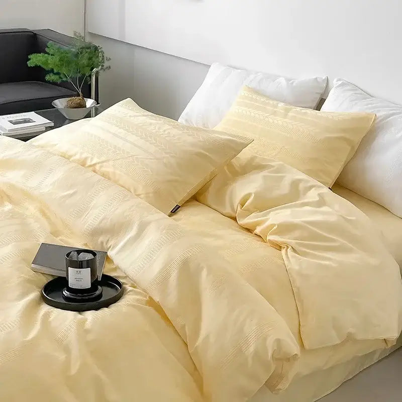 Striped Jacquard Cotton Bedding