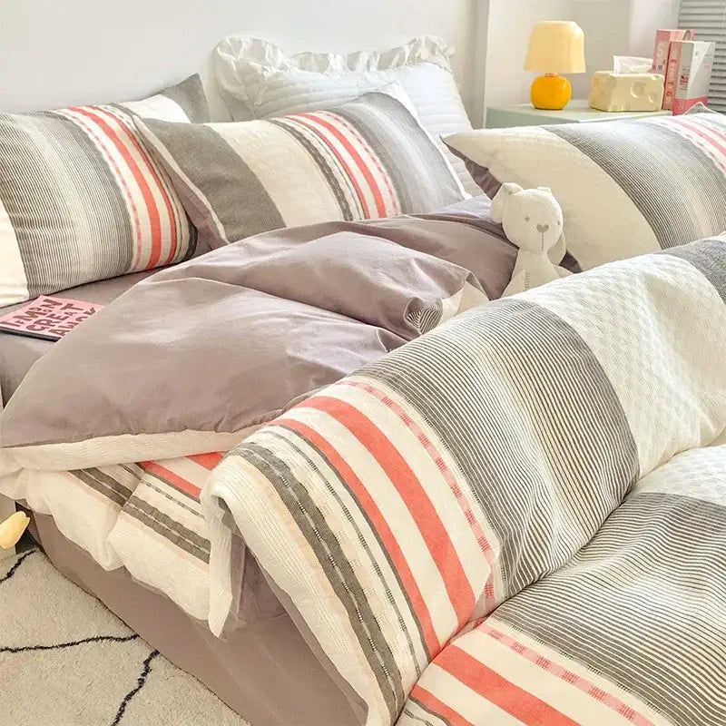 Striped Jacquard Cotton Bedding