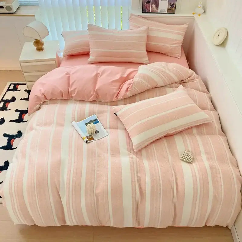 Striped Jacquard Cotton Bedding