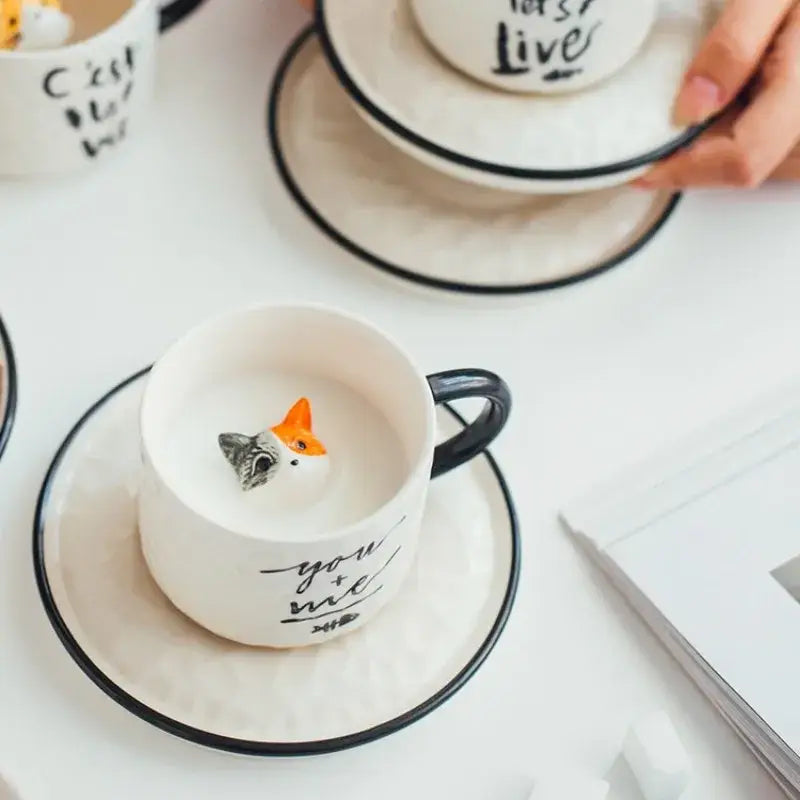 Cat Claw Ceramic Cup