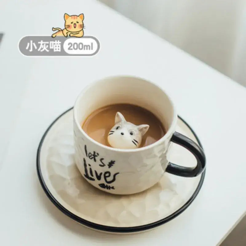 Cat Claw Ceramic Cup