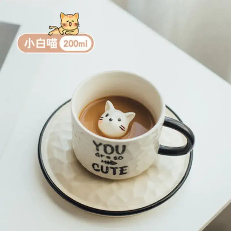 Cat Claw Ceramic Cup