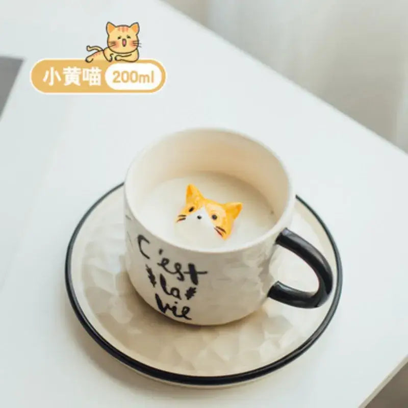 Cat Claw Ceramic Cup