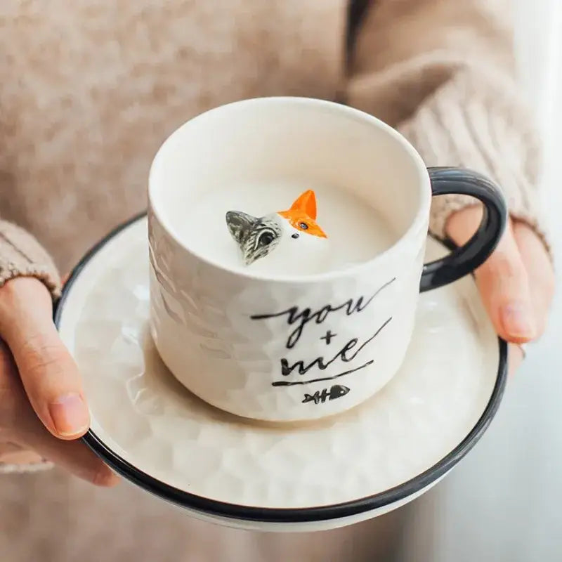 Cat Claw Ceramic Cup
