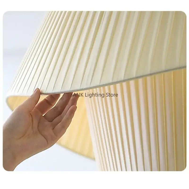 Beige Double Pendant Lamp