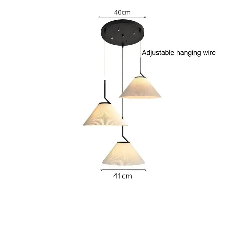 Black White Pendant Chandelier