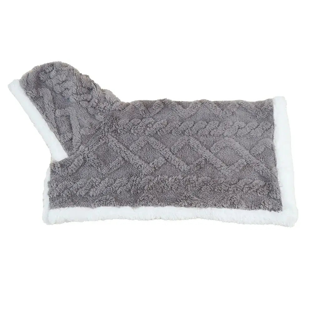 Gray Velvet Pet Blanket