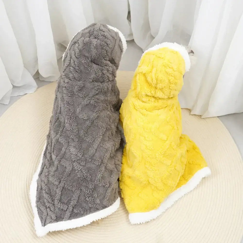 Gray Velvet Pet Blanket