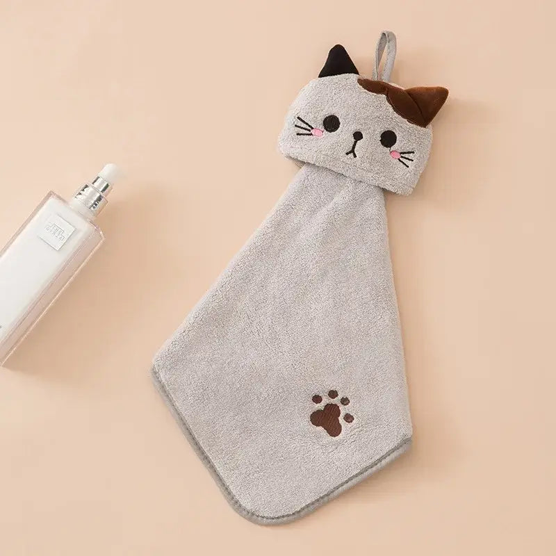Pink Cat Kitchen Towel