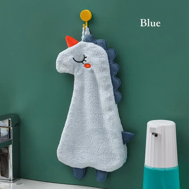 Blue Velvet Hand Towel