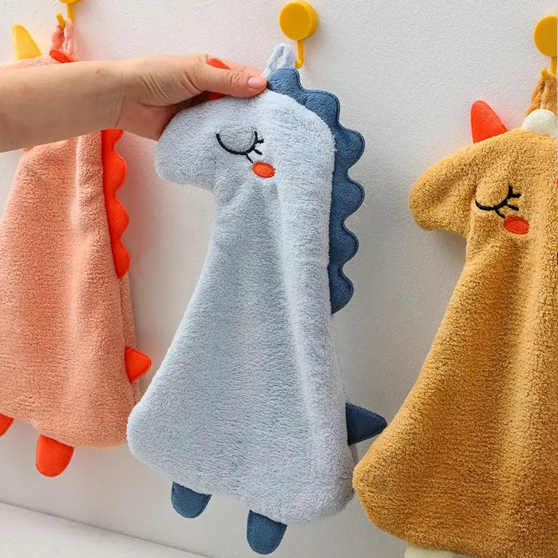 Blue Velvet Hand Towel