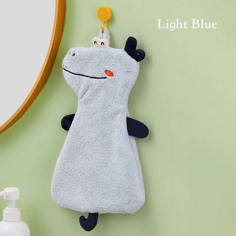Blue Velvet Hand Towel