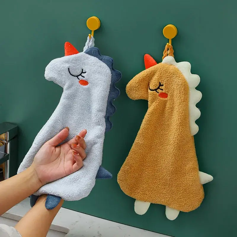 Blue Velvet Hand Towel