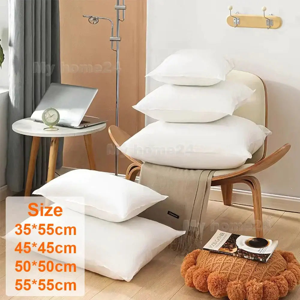 White Cotton Pillow Insert
