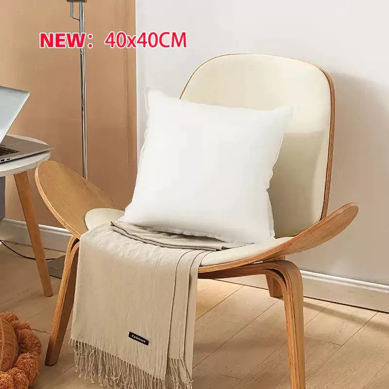 White Cotton Pillow Insert
