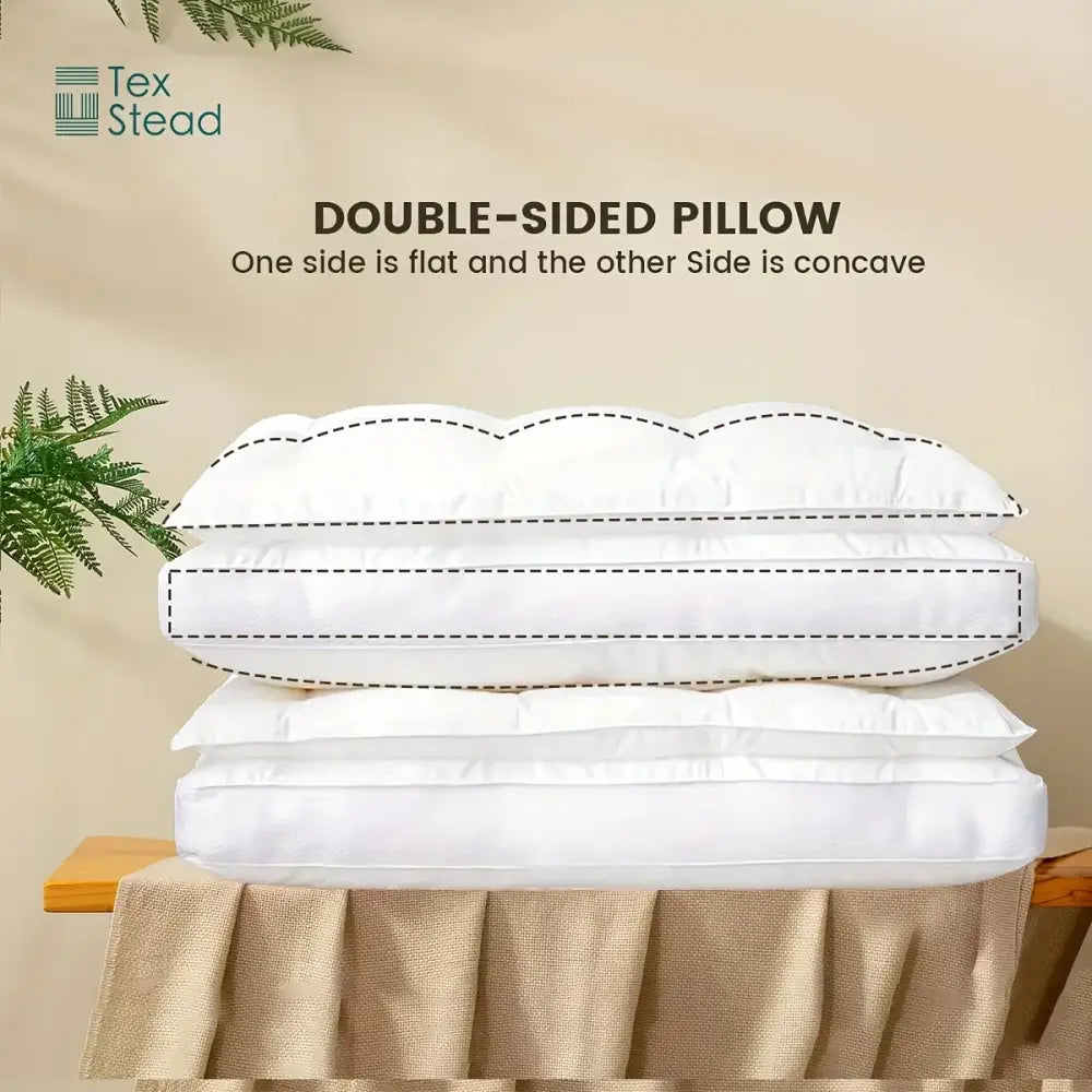 White Fiber Neck Pillow