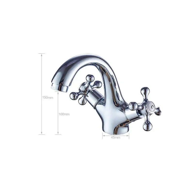 Brass Cross Handle Bidet