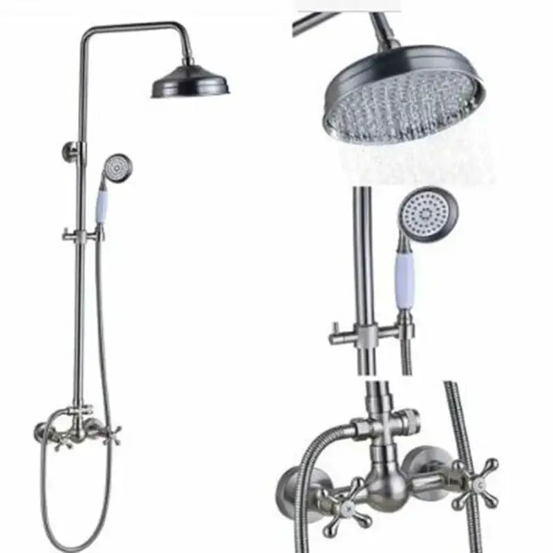 Brushed Nickel Rainfall Faucet