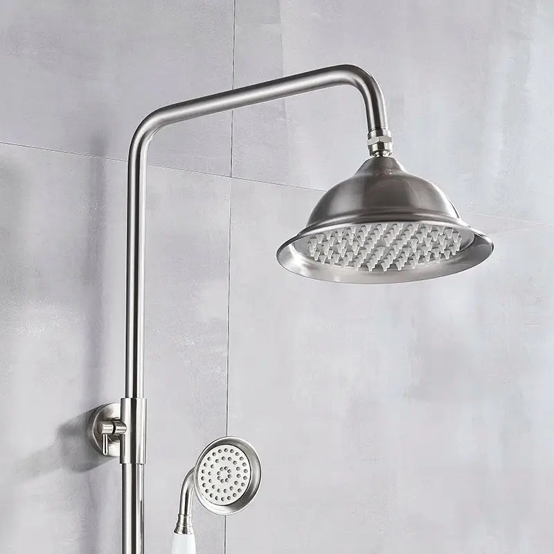 Brushed Nickel Rainfall Faucet
