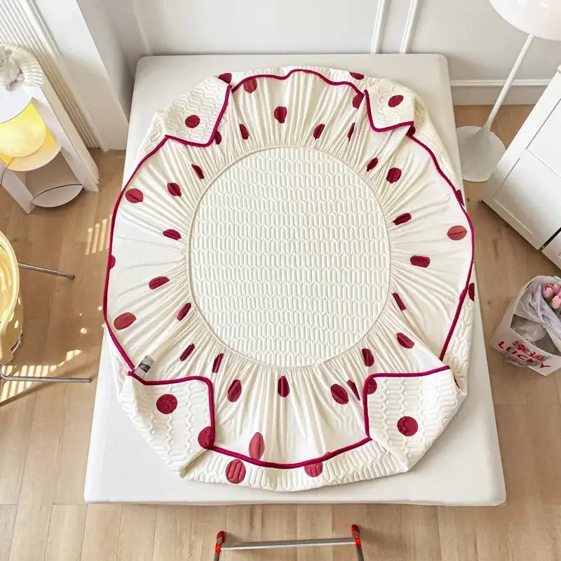 Red White Comforter Set
