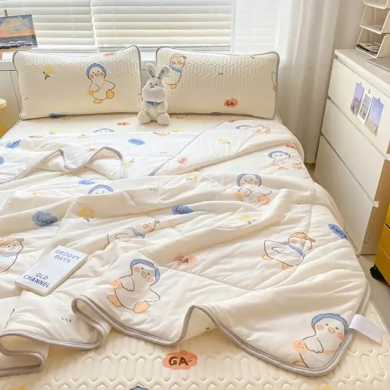 Red White Comforter Set