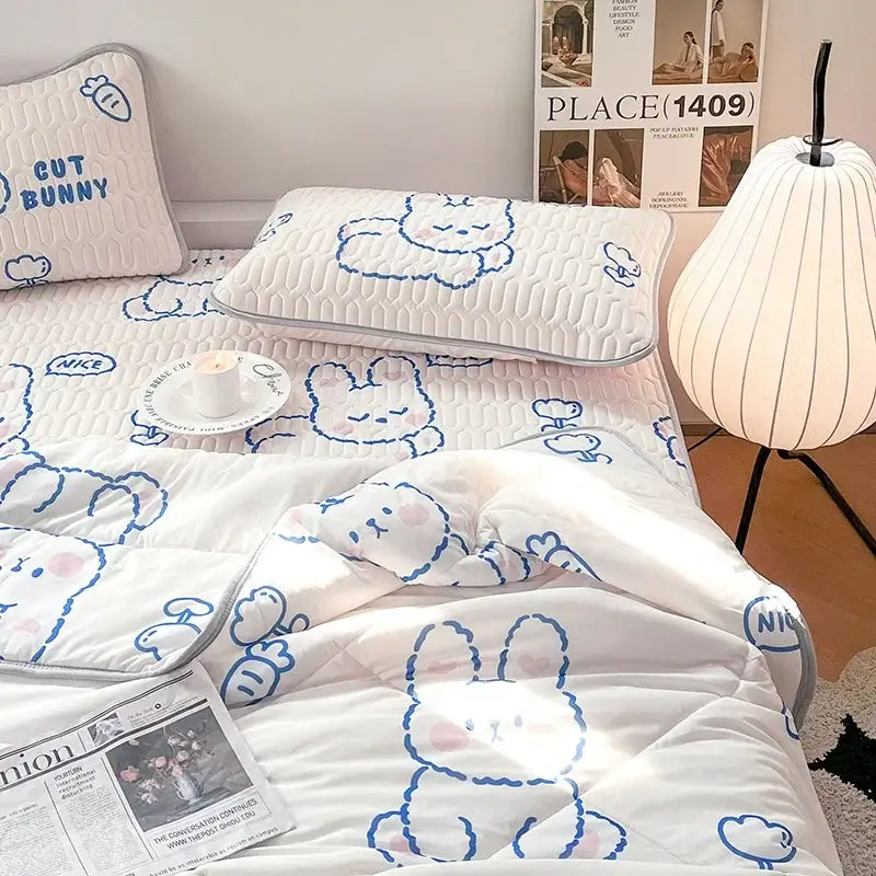 Red White Comforter Set