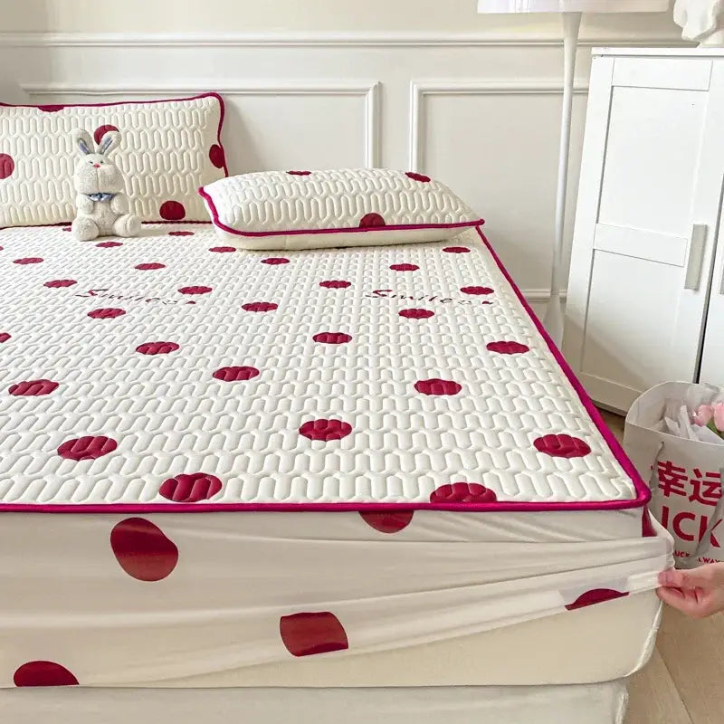 Red White Comforter Set