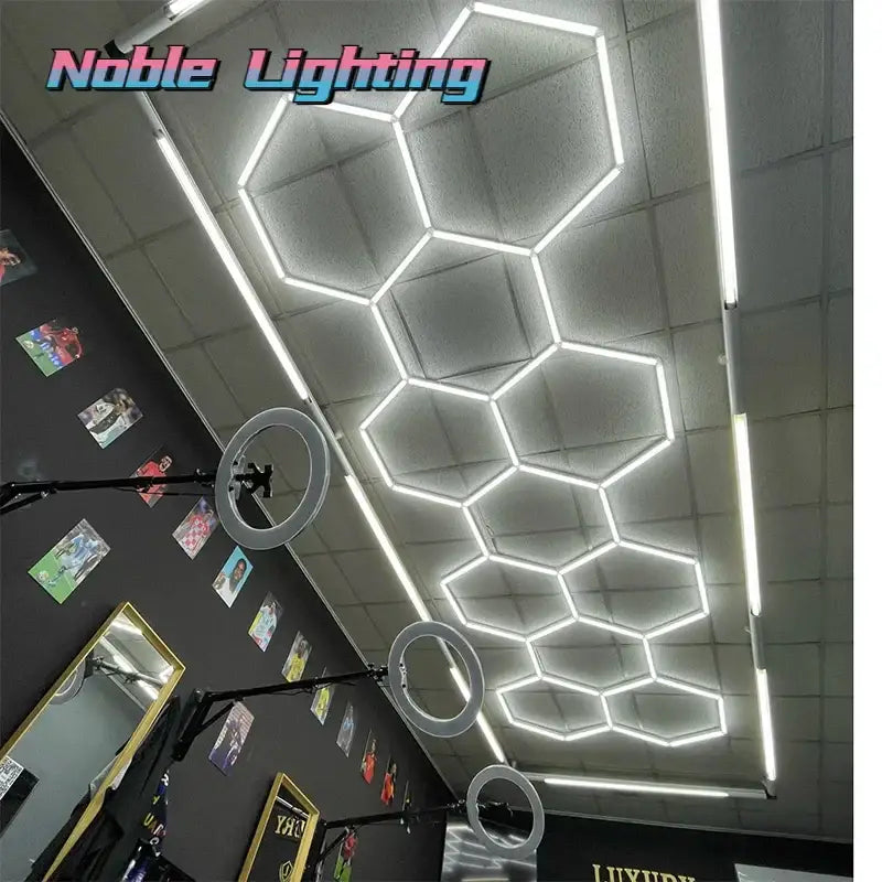 Geometric LED Workshop Lights